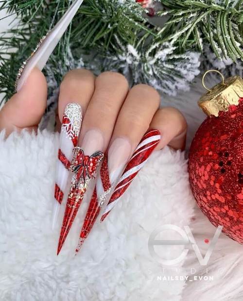 cute christmas nails