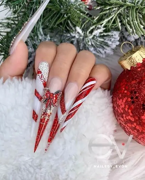 cute christmas nails