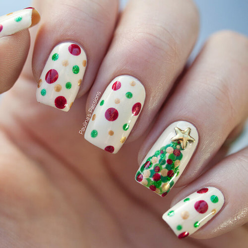 cute christmas nails