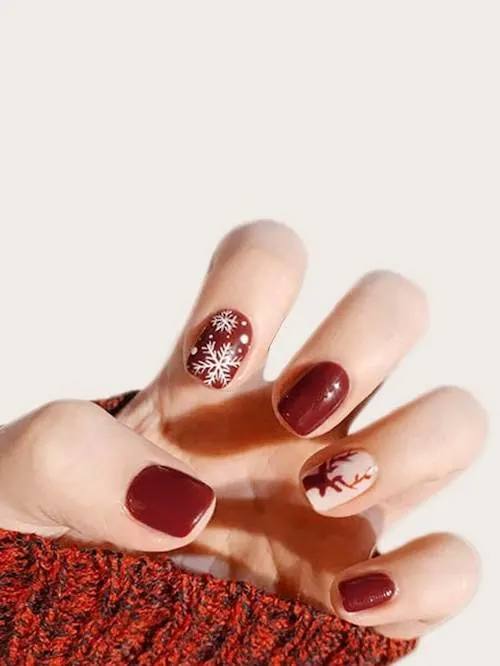 cute christmas nails