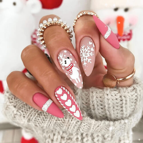 cute christmas nails