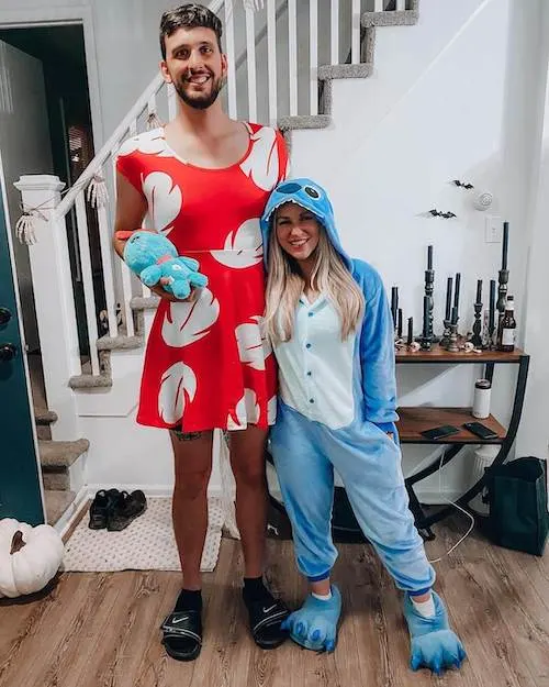 Lilo and Stitch Halloween costume  Diy halloween costumes for women,  Couples halloween outfits, Cute couple halloween costumes