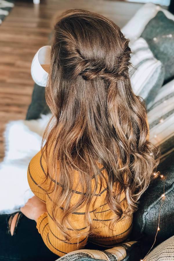 Twisted Half Updo