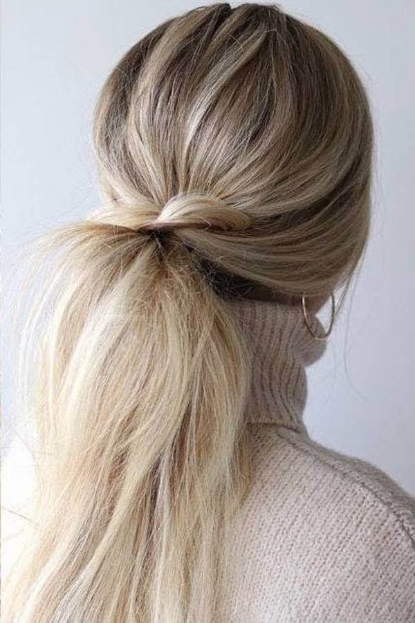 Simple Low Ponytail