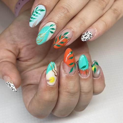 hot summer nail designs