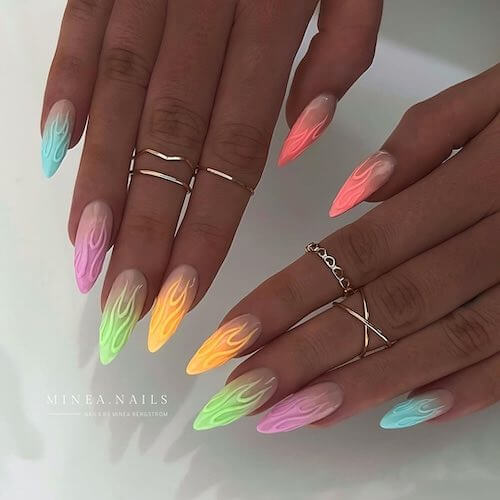 hot summer nail designs