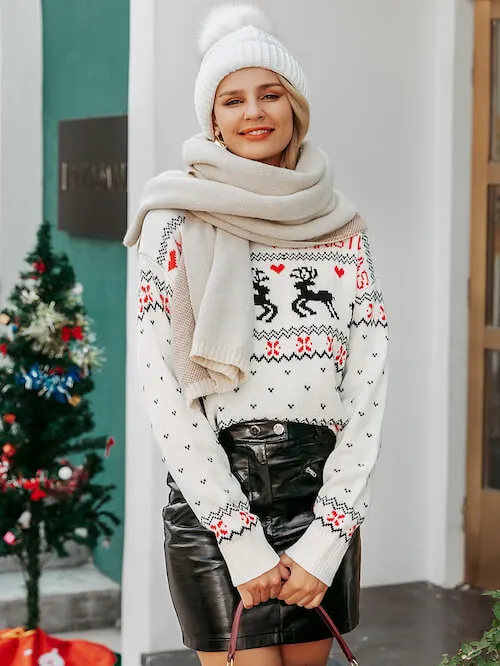 cute outfits with ugly Christmas sweater