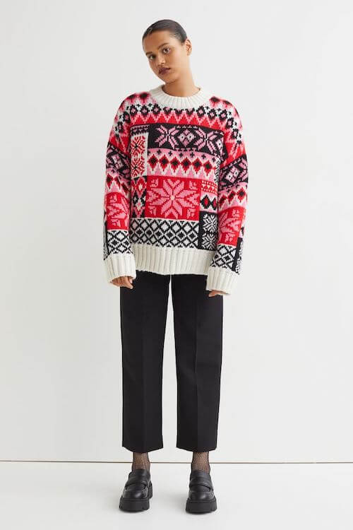 cute outfits with ugly Christmas sweater