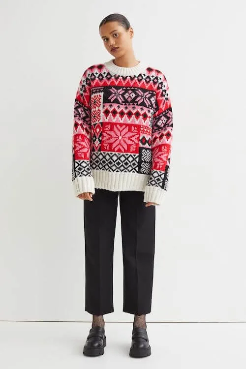 cute outfits with ugly Christmas sweater