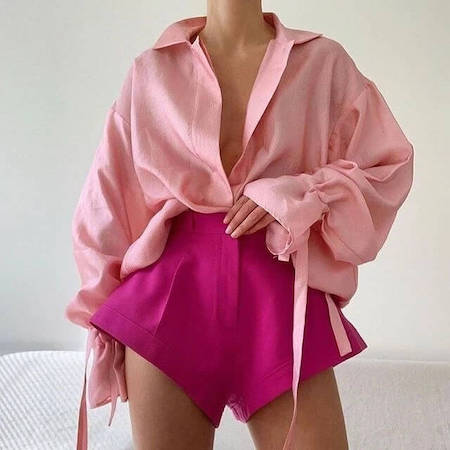 cute pink outfits for women