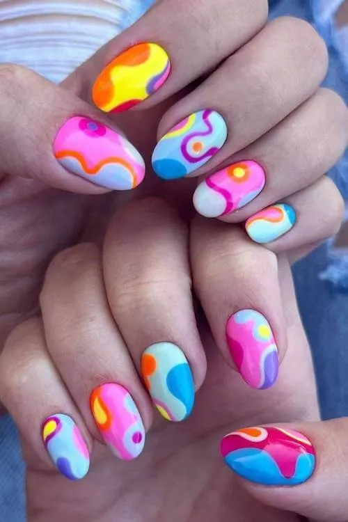 cute short summer nail designs