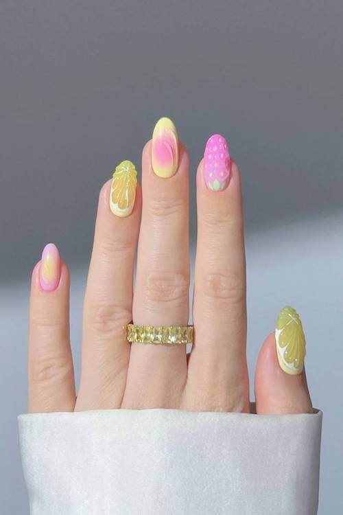cute short summer nail designs