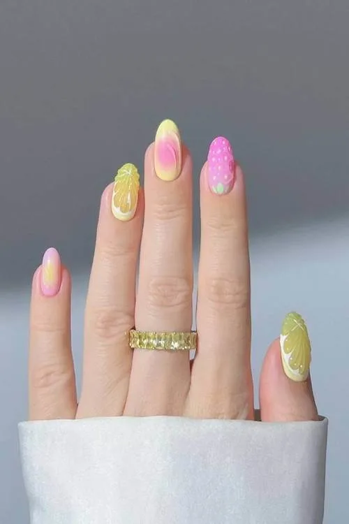 cute short summer nail designs