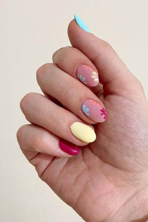 cute short summer nail designs