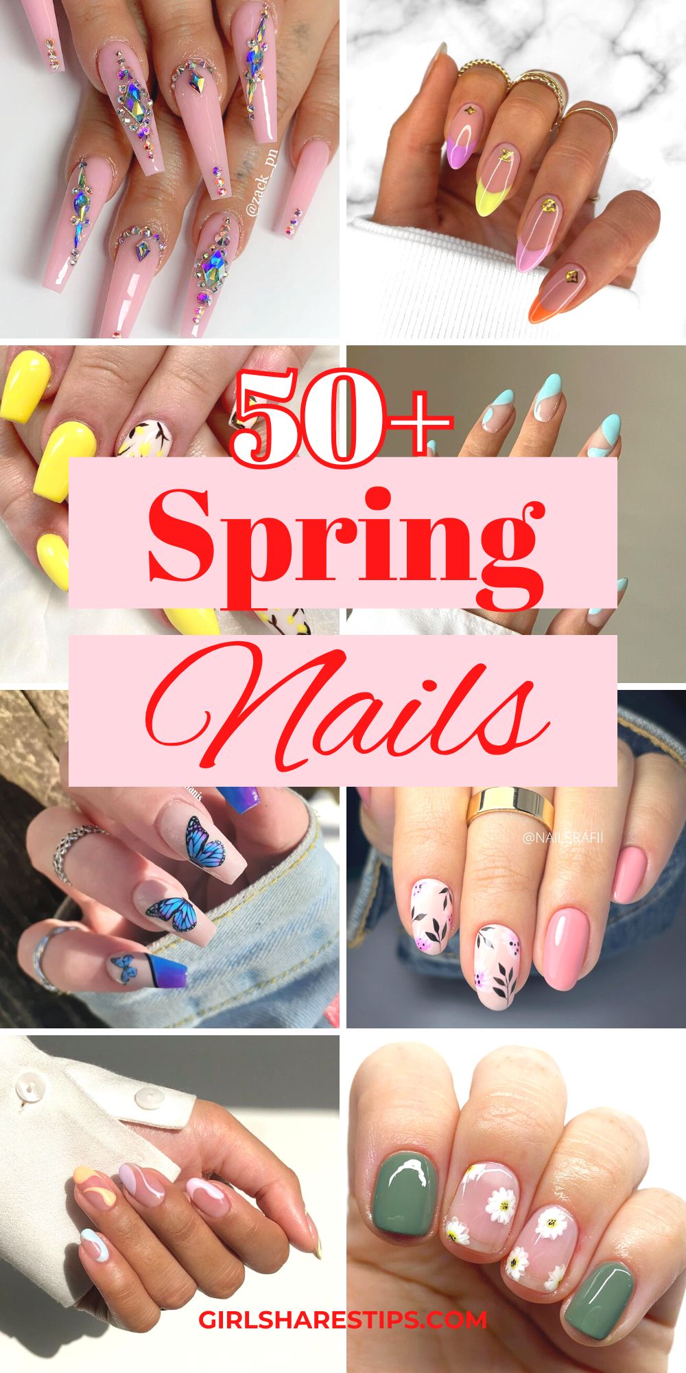 trendy cute spring nails