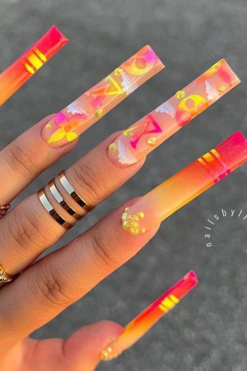 cute summer nails