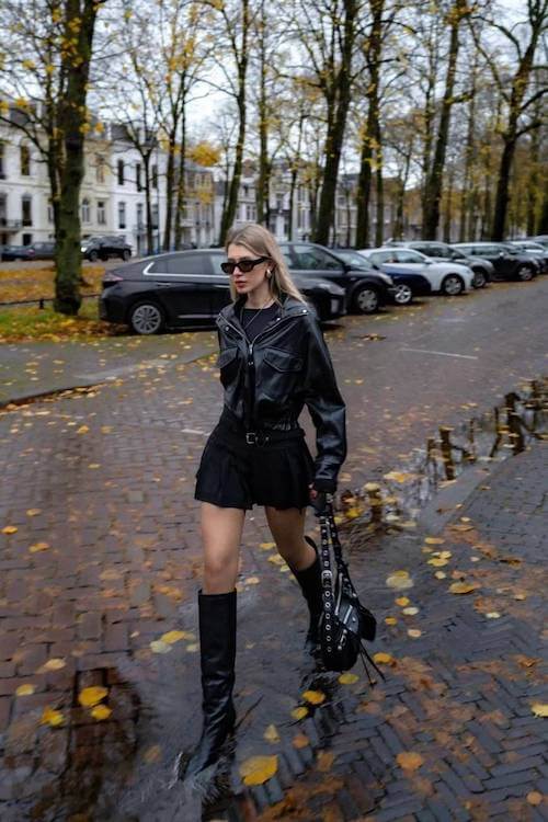 dark feminine outfits