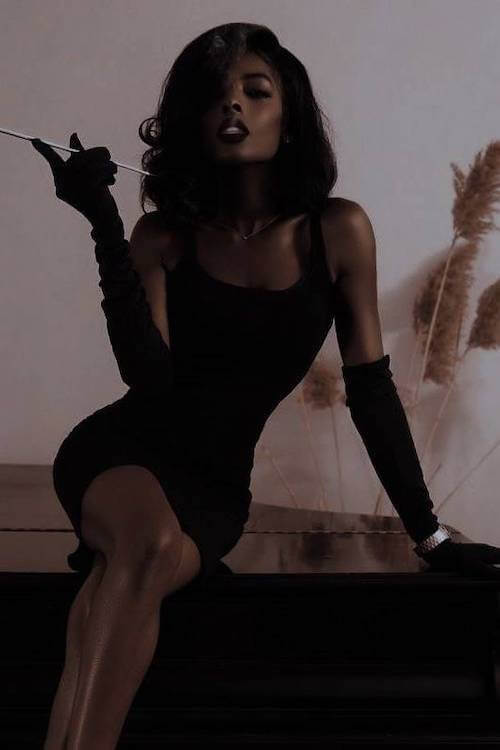 dark feminine outfits