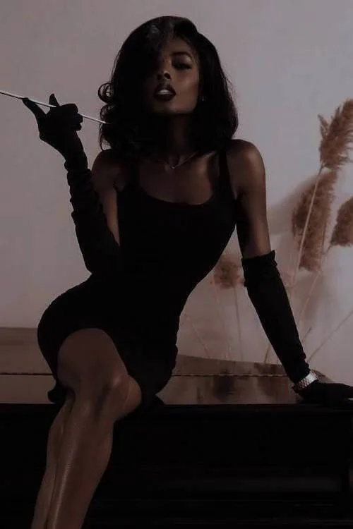 dark feminine outfits