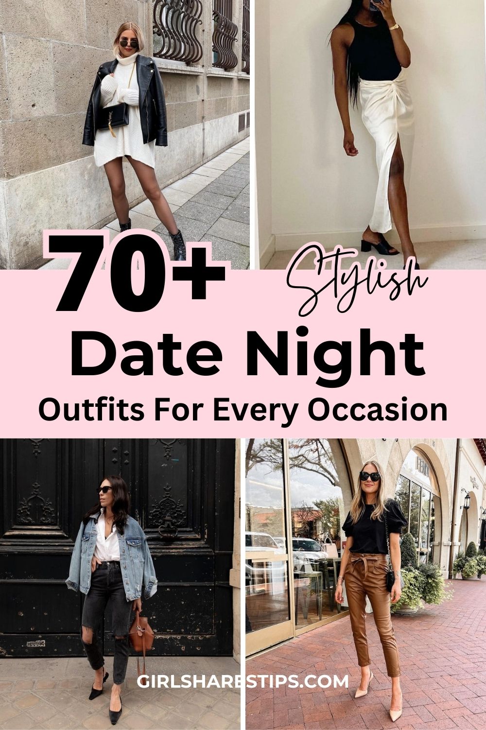date night outfit ideas for women collage