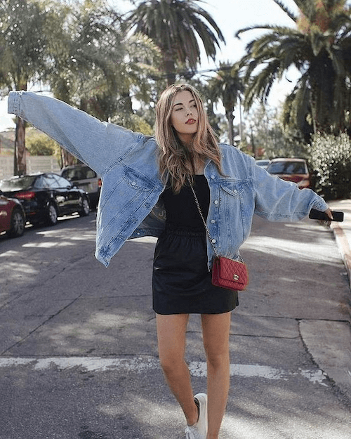 Denim jackets sales with dresses