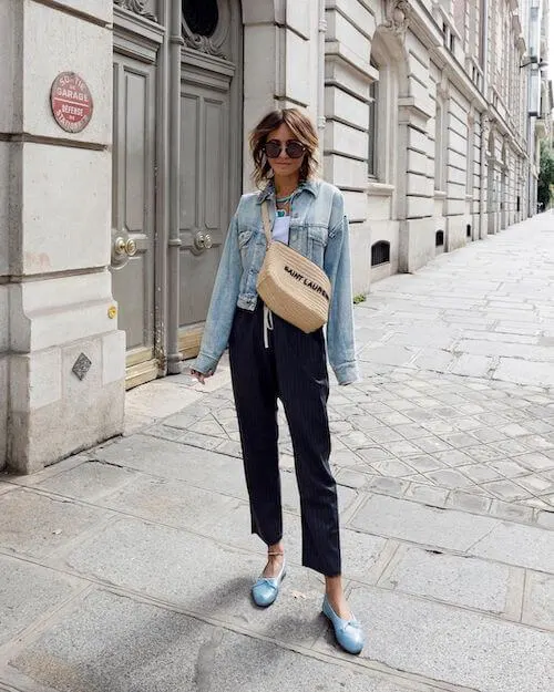 chic denim jacket outfit ideas for women