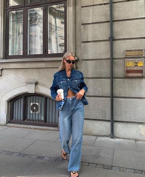 denim on denim outfit ideas for women