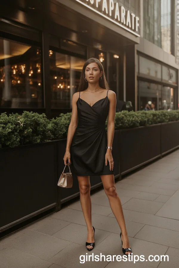 Classic Little Black Cocktail Dress