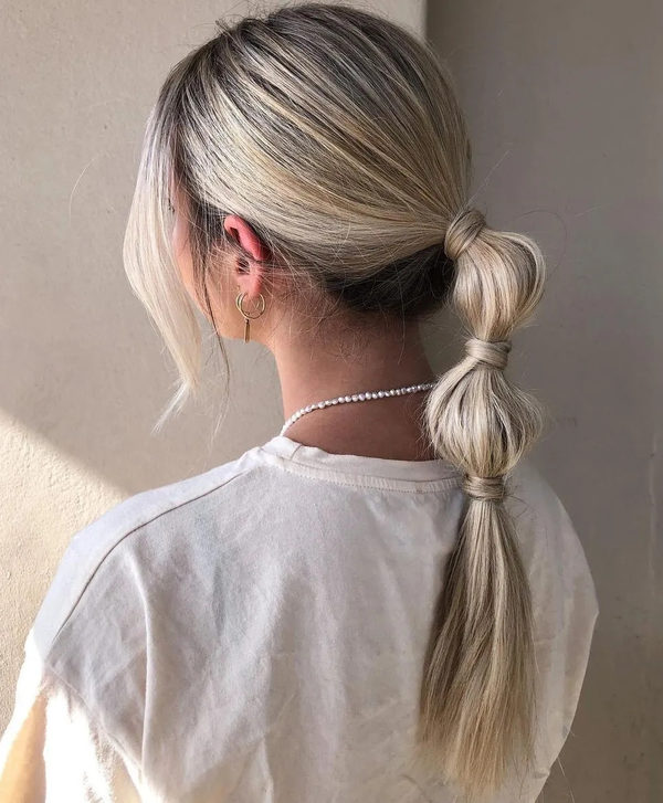 Bubble Ponytail for Second-Day Hair