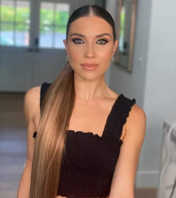 Super Sleek Low Side Ponytail