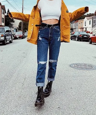 Cute outfits to deals wear with doc martens