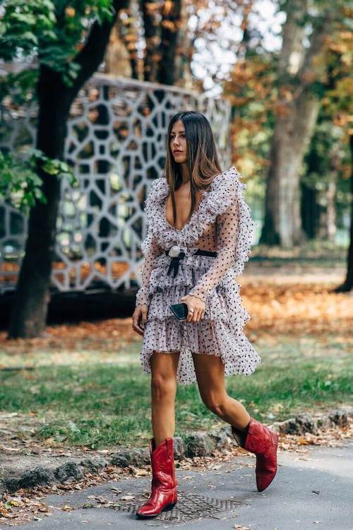 dresses to wear with cowboy boots