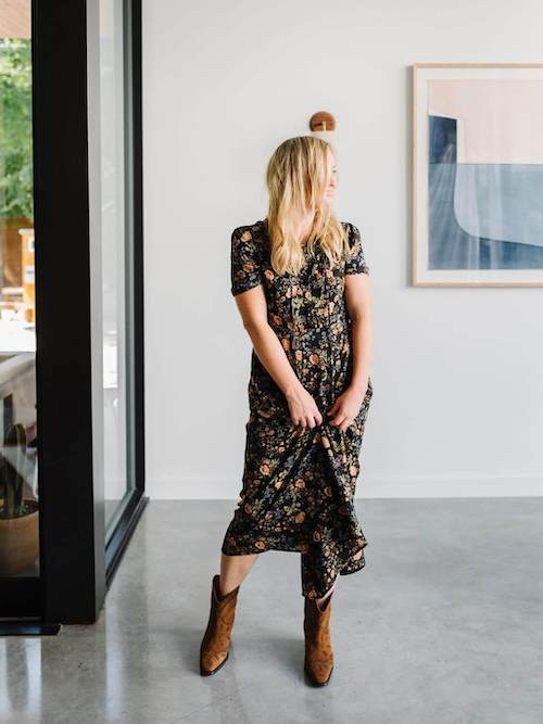 dresses to wear with cowboy boots