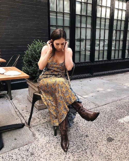 dresses to wear with cowboy boots