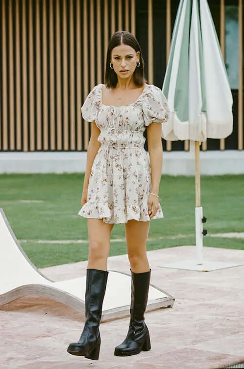 dresses to wear with cowboy boots to a wedding