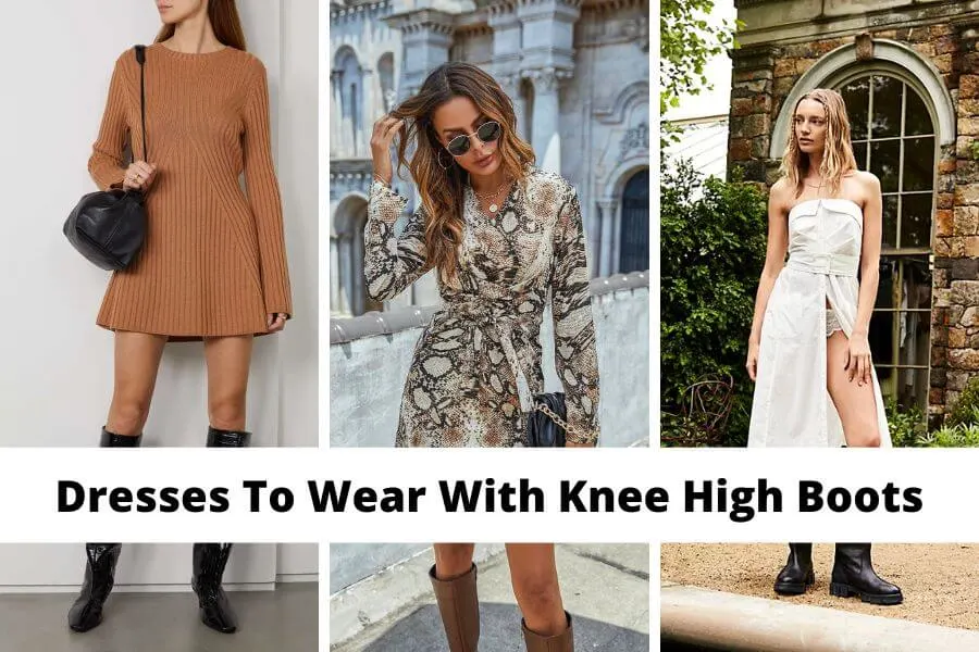 dresses to wear with knee high boots