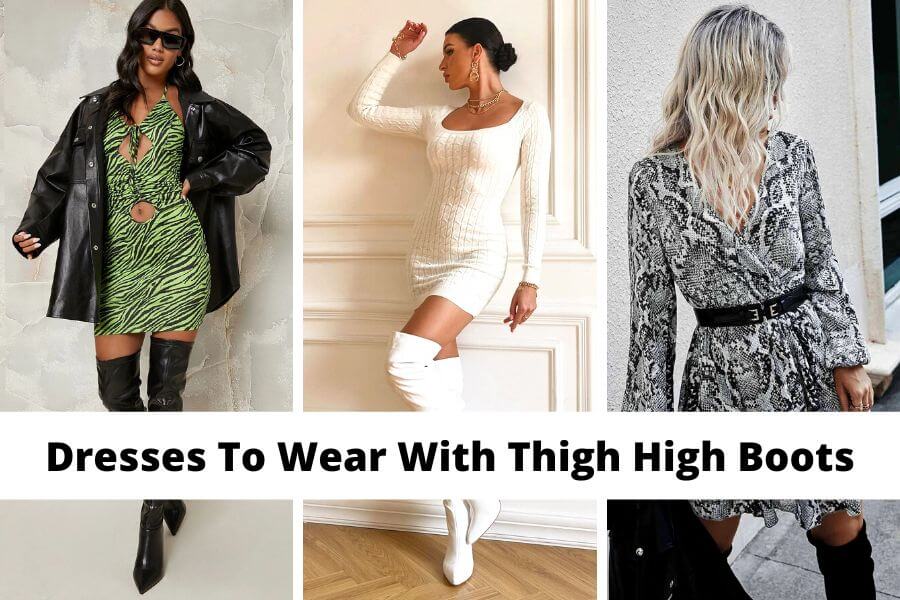 dresses to wear with thigh high boots