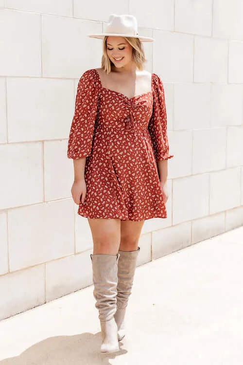 dresses to wear with thigh high boots