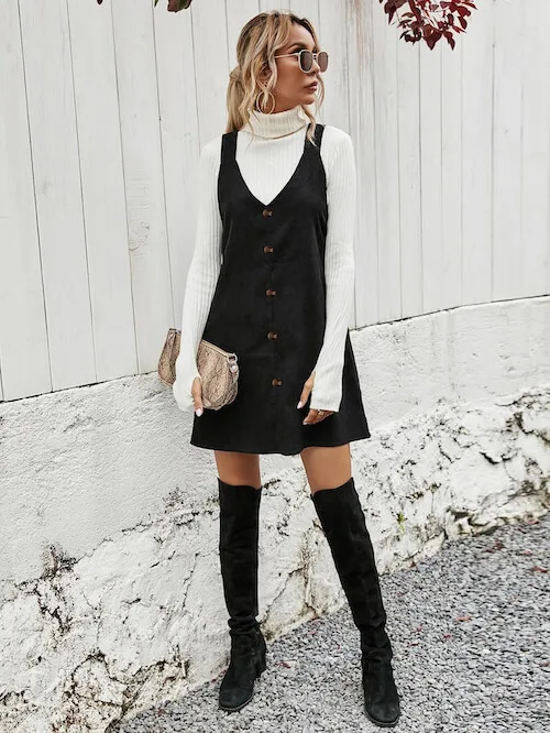 dresses to wear with thigh high boots