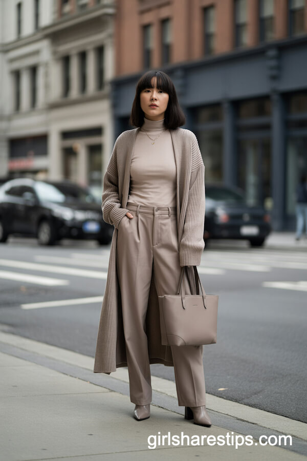 Layered Beige and Taupe Tones