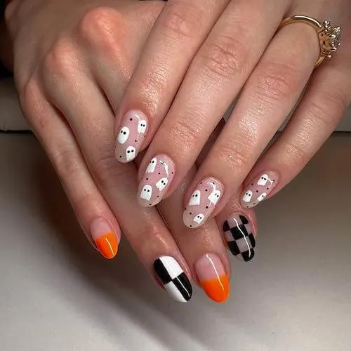 easy halloween nails for beginners