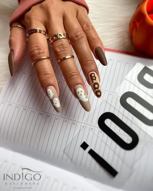 easy halloween nails for beginners