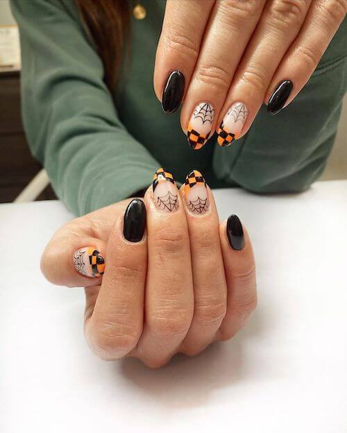 easy halloween nails for beginners