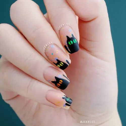 easy halloween nails for beginners