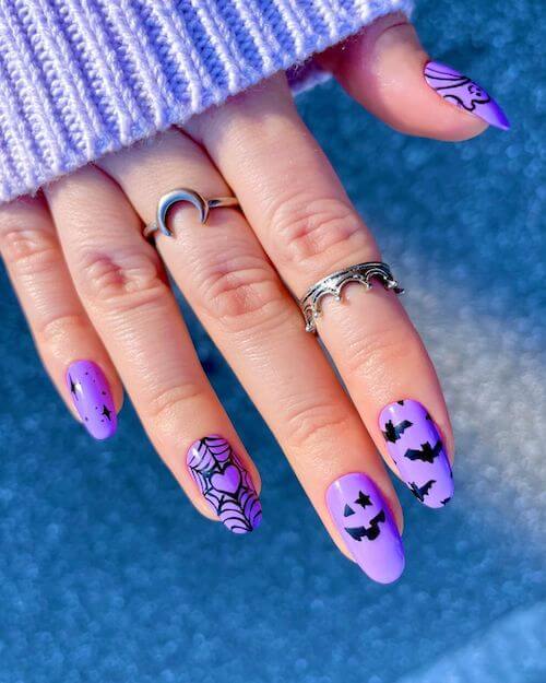 easy halloween nails for beginners