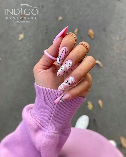 easy halloween nails for beginners