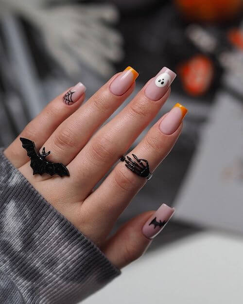 easy halloween nails for beginners