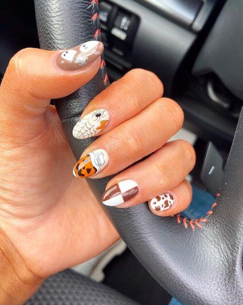 easy halloween nails for beginners