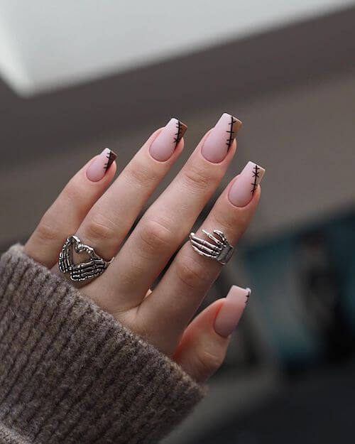 easy halloween nails for beginners