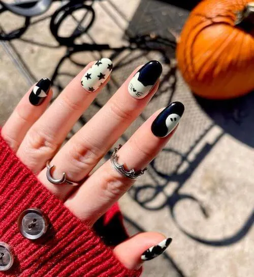 easy halloween nails for beginners